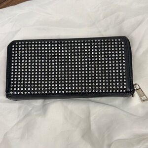 Black Studded Wallet